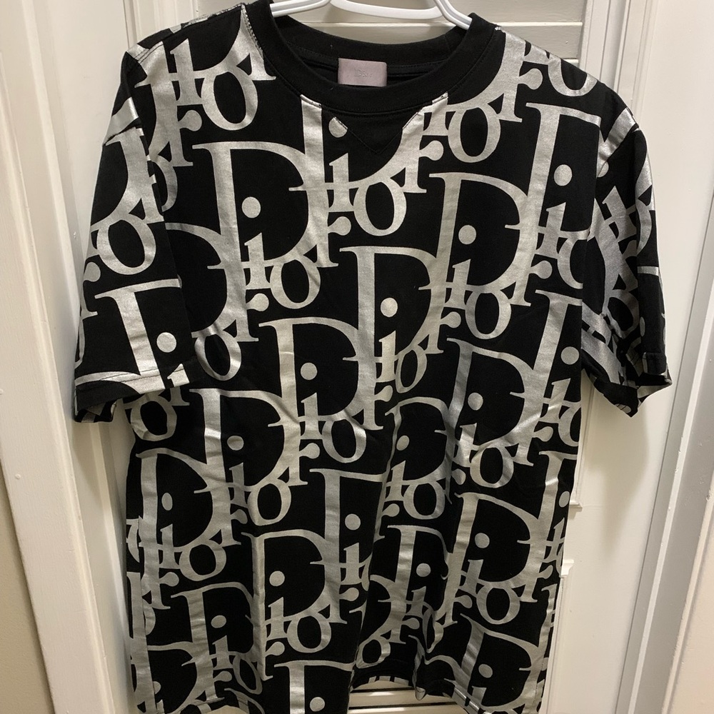 Black Christian Dior Large T-Shirt